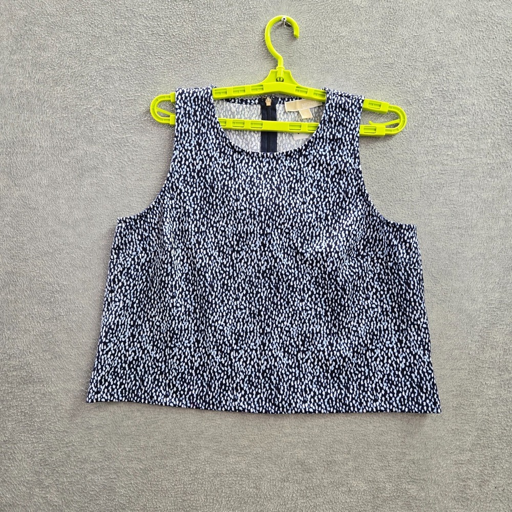 Michael Kors Women Top XL Blue‎ Sleeveless Tank Casual